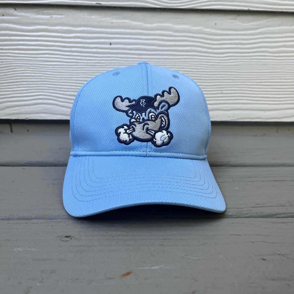 OC Sports Baseball Cap Unisex OSFM Light Blue MiLB Wilmington Blue Rocks